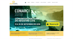 Desktop Screenshot of alfatravel.com.br